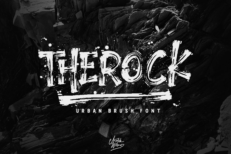 THEROCK字体 7