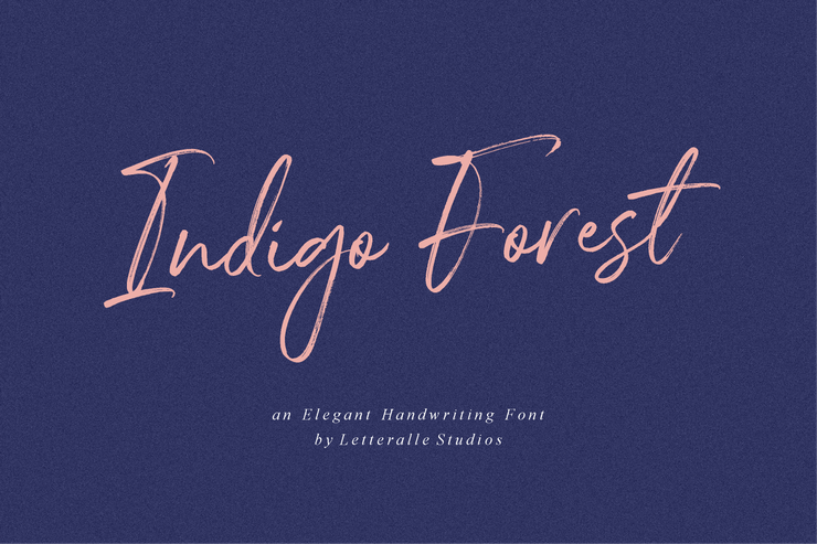 Indigo Forest字体 1