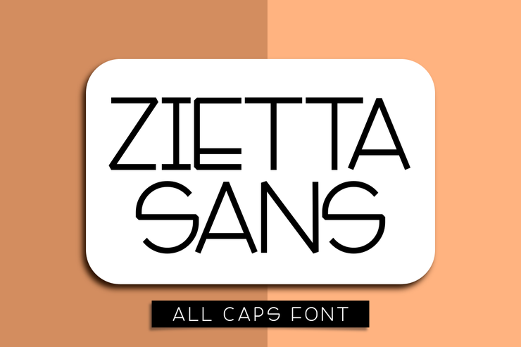 Zietta Sans字体 1