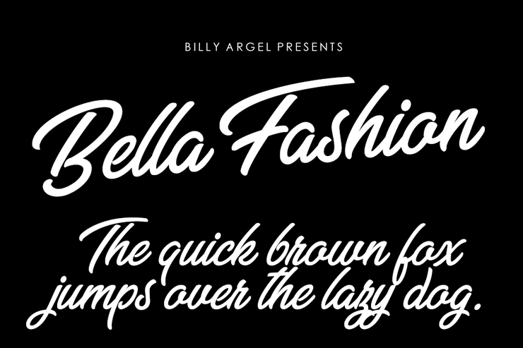 Bella Fashion字体 1