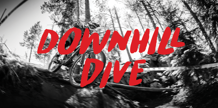 Downhill Dive字体 1