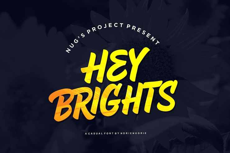 Hey Brights字体 4