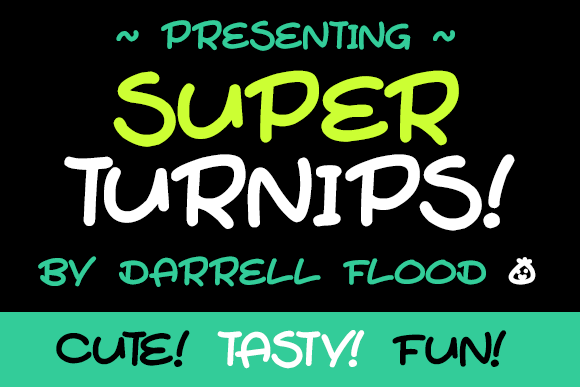 Super Turnips字体 1