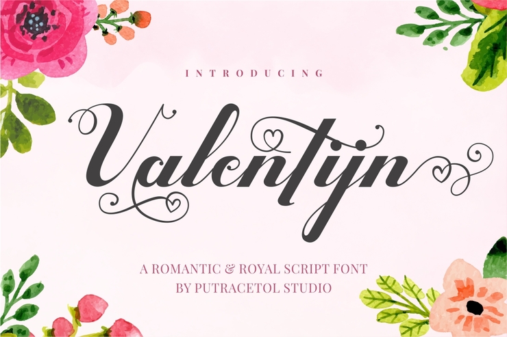 Valentijn字体 1