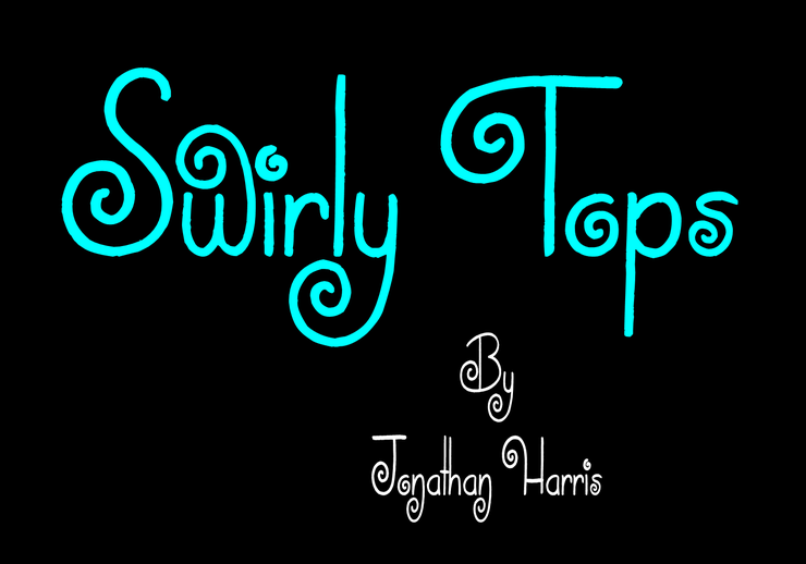 Swirly Tops字体 1