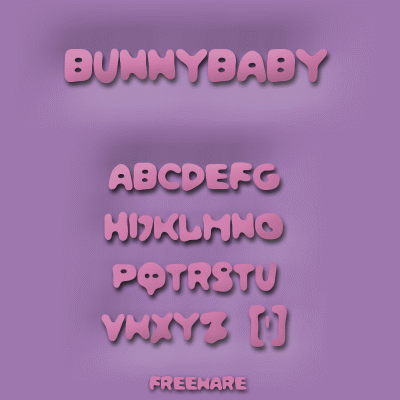 BunnyBaby字体 1