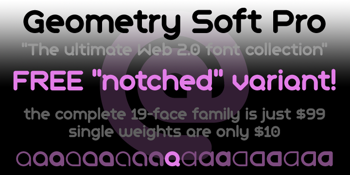 Geometry Soft Pro字体 2