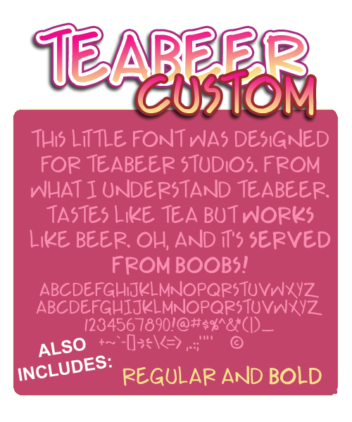 Teabeer Custom字体 1