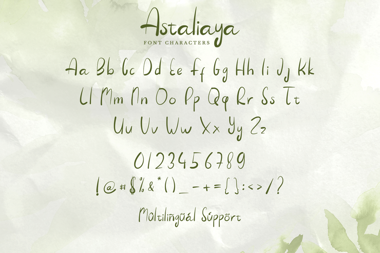 Astaliaya字体 7