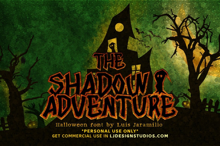 The Shadow Adventure字体 1