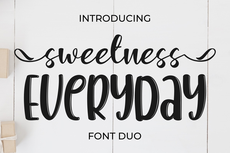 Sweetness Everyday Script字体 6