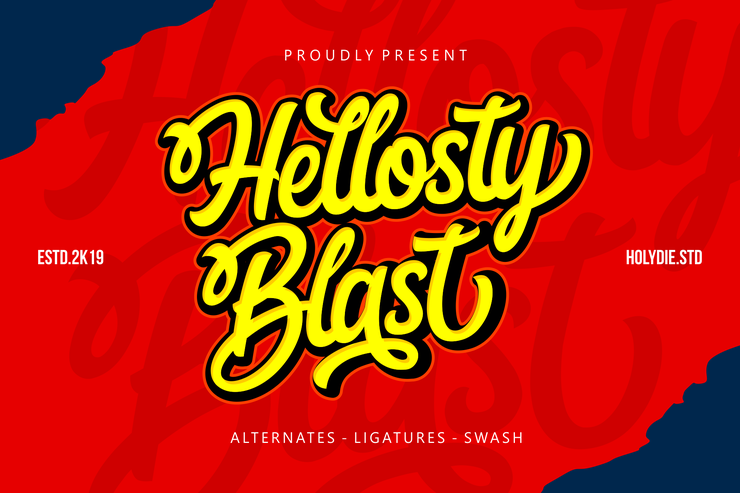 Hellosty Blast字体 6