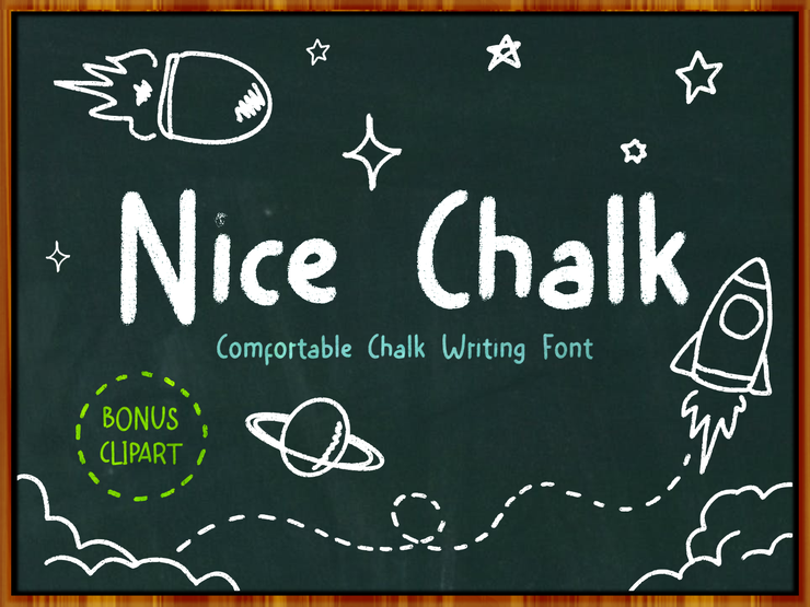 Nice Chalk字体 2