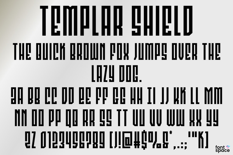 Templar Shield字体 3