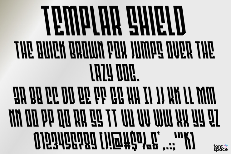 Templar Shield字体 5