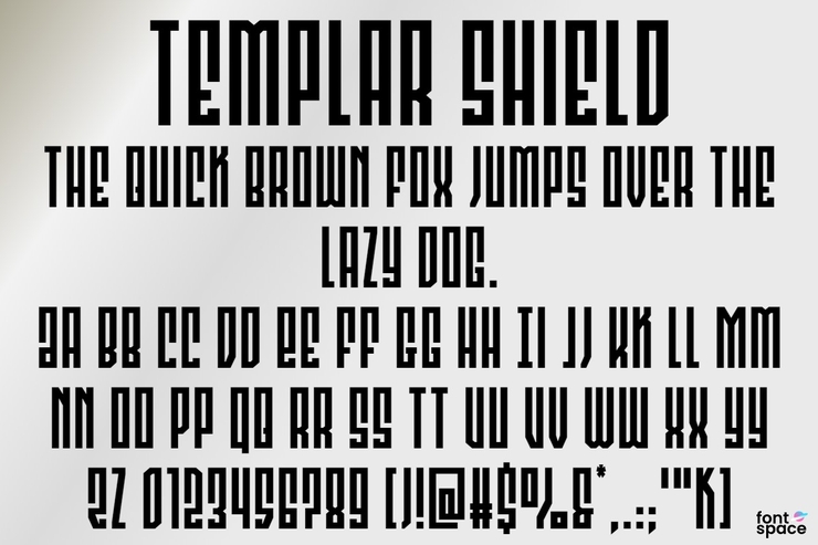 Templar Shield字体 6