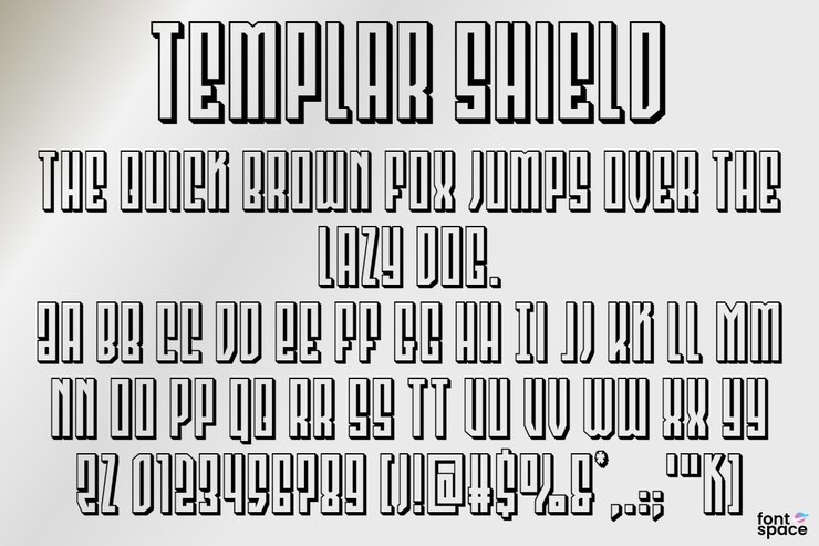 Templar Shield字体 8