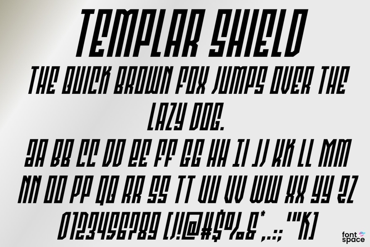 Templar Shield字体 9