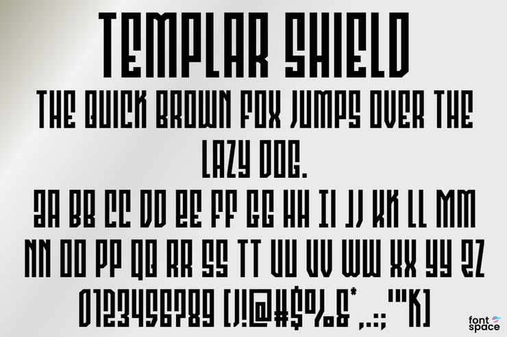 Templar Shield字体 10