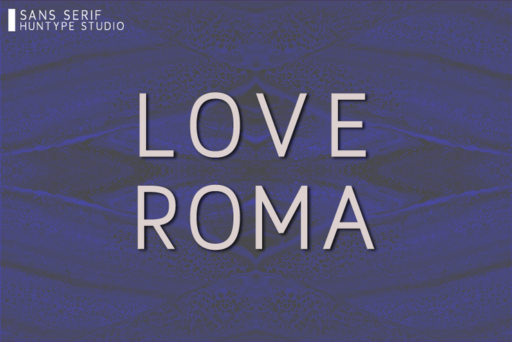 Love Roma字体 1