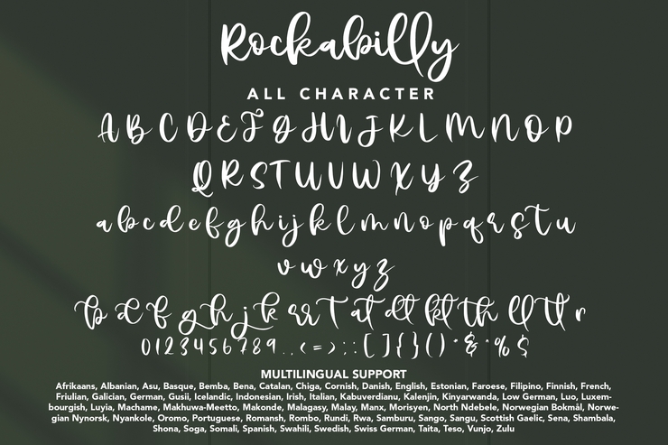 Rockabilly字体 5