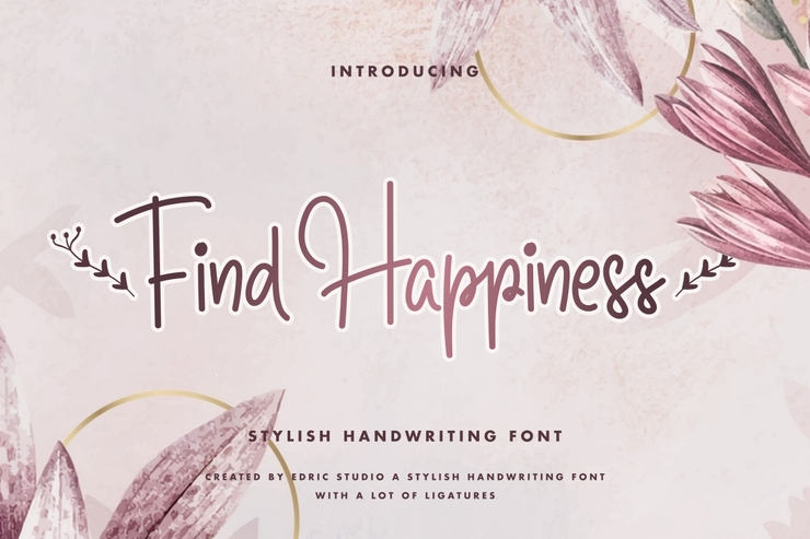 Find Happines字体 4