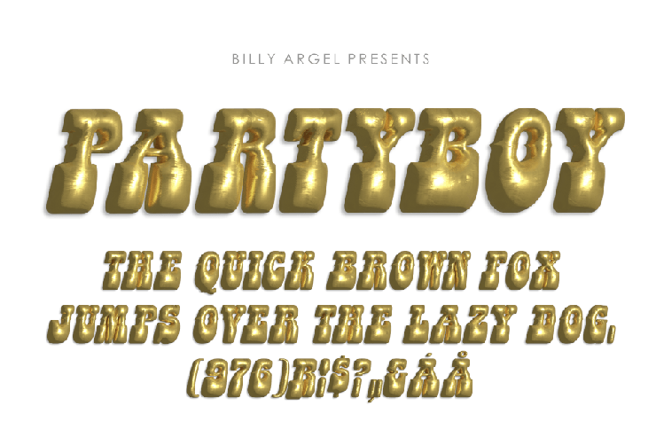 PARTYBOY字体 4