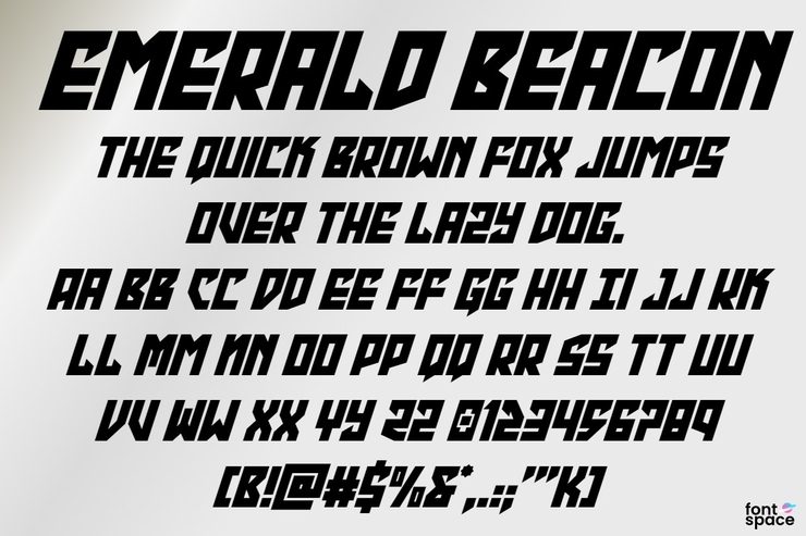 Emerald Beacon字体 3