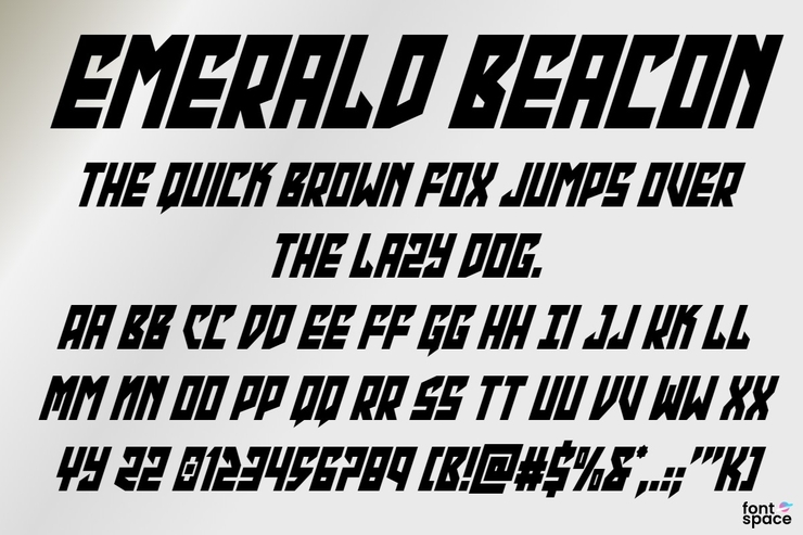 Emerald Beacon字体 4