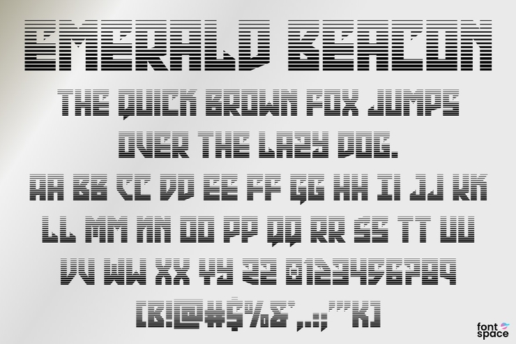 Emerald Beacon字体 10