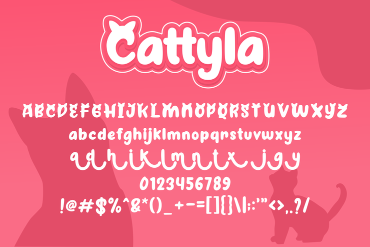 Cattyla字体 3