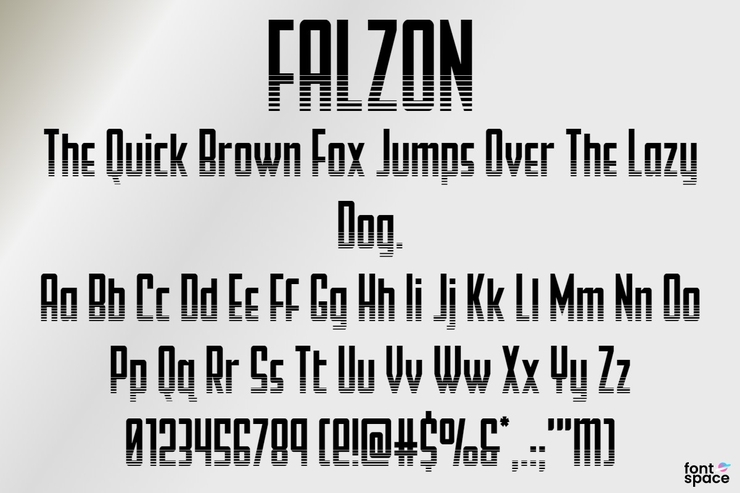 Falzon字体 3