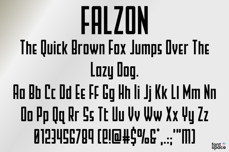 Falzon字体 4