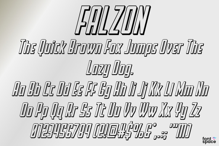 Falzon字体 5