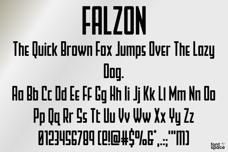 Falzon字体 8