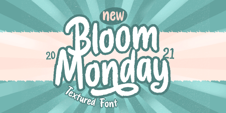 Bloom Monday字体 1