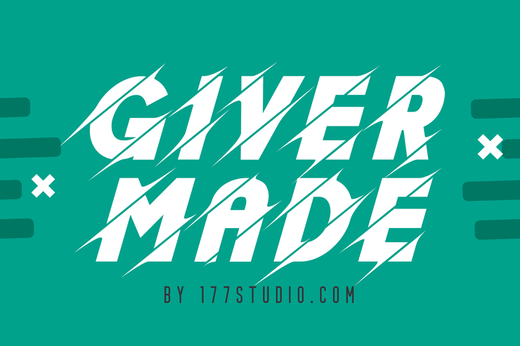 Giver Made字体 2