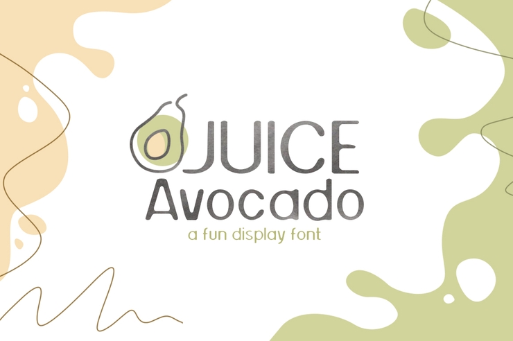 Juice Avocado字体 1