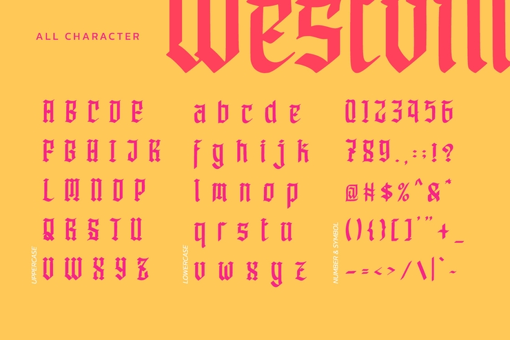 Westville字体 1