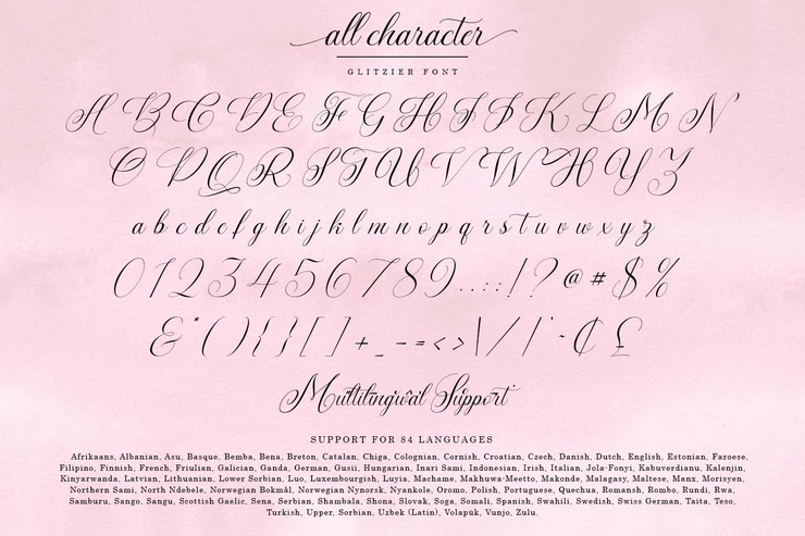 Glitzier字体 2