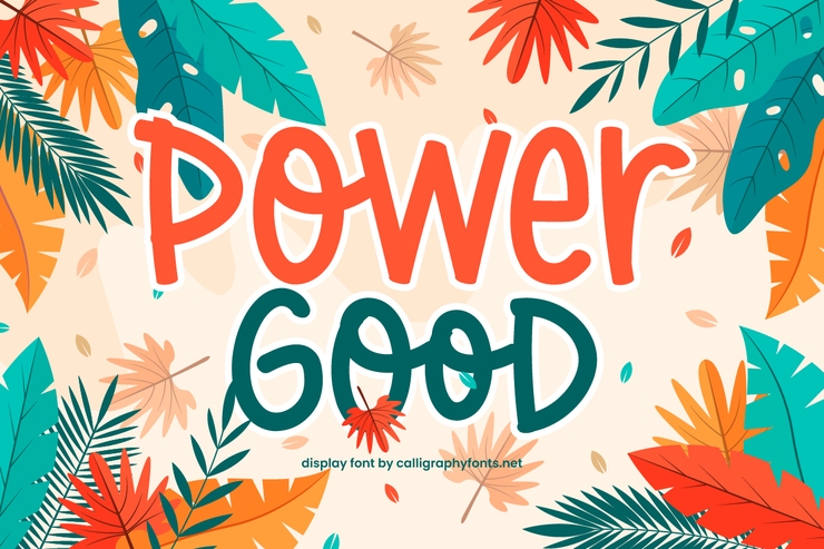 Power Good字体 8