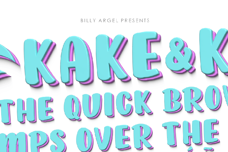 KAKE & KAKE ITALIC字体 7