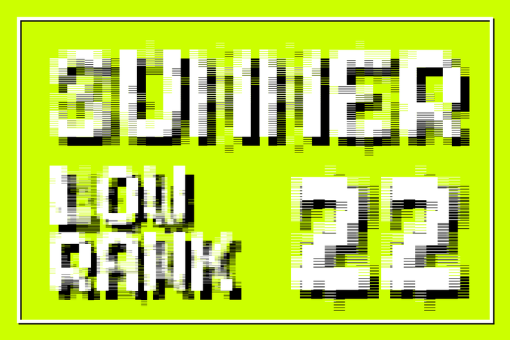 Summer Low Rank 22字体 1