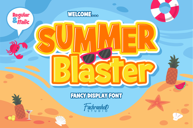 Summer Blaster字体 1