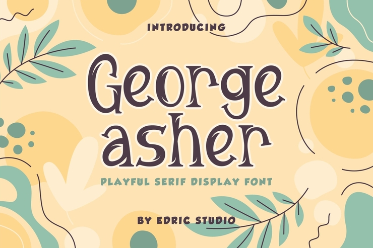 George Asher字体 9