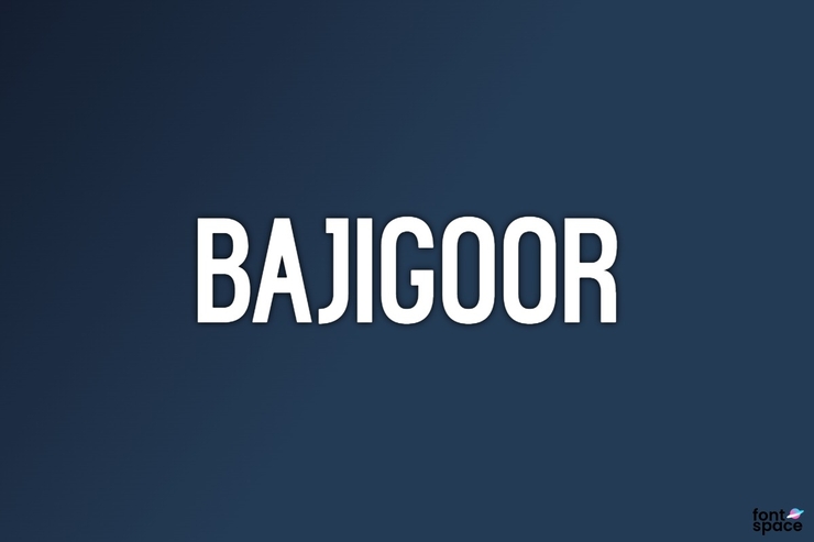 Bajigoor字体 3