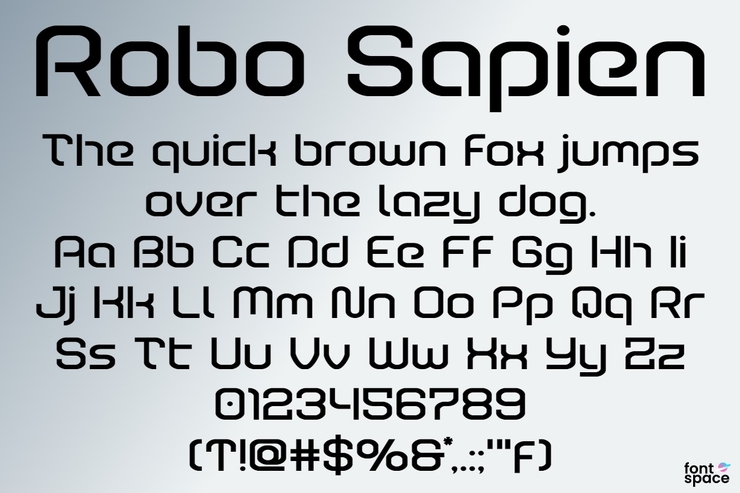 Robo Sapien字体 2