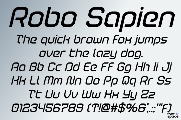 Robo Sapien字体 3