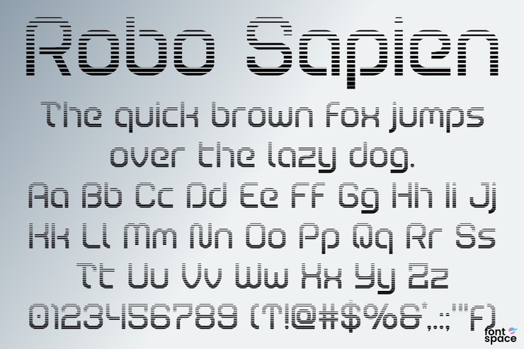 Robo Sapien字体 4