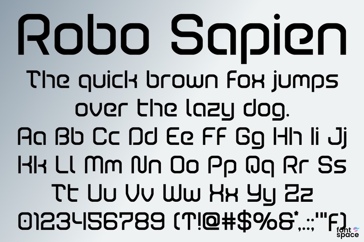 Robo Sapien字体 6